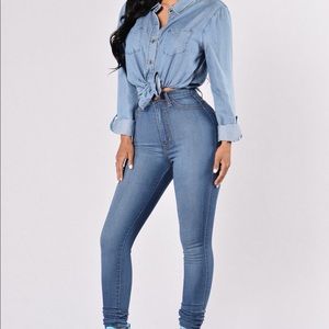 Fashion Nova Classic High Waisted Jeans
